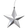 LAALU Hviezda strieborná matná lesklá 30 cm