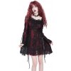 šaty DEVIL FASHION Gothic červená S