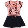 DIRKJE Šaty C- SO FRESH WONDERFUL Pink/Black Navy