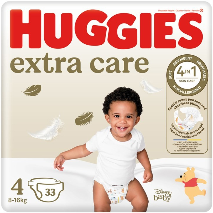 HUGGIES Extra Care 4 33 ks