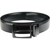 Pierre Cardin FWJX5 modro-čierny otočný pánsky kožený opasok 125 x 3,5 cm