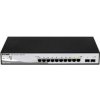 D-Link D-Link DGS-1210-10 L2/L3 Smart+ Switch, 8x GbE, 2 SFP, fanless
