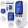 Qoltec Wattmeter Počítadlo spotreby energie PM0626 | 3680 W | 16 A | LCD