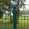 Plotový stĺpik BRAVO poplastovaný 2000 mm bez predvŕtaných otvorov | štvorcový profil 60 × 60 mm | zelená RAL 6005