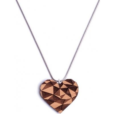 BeWooden dámska dřevěný prívesok na krk Love Pendant AP24