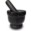 Kamenný mažiar čierny s drvičom Ø11 cm EMRO 6000303