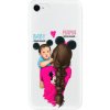 Odolné silikónové puzdro iSaprio - Mama Mouse Brunette and Boy - iPhone SE 2020