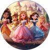Jedlý papier Disney princezné 19,5 cm - Pictu Hap