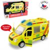 City Collection Sanitka na setrvačník na baterie se světlem a zvukem 21cm
