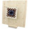 Pro Háčkování Vypínací podložka na čtverce dřevěná 29 x 29 cm přírodní