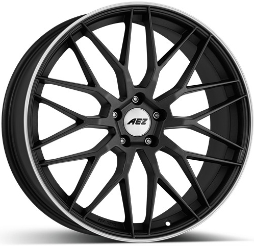 AEZ Crest 8x18 5x112 ET35 gunmetal matt polished lip