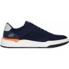 Pánska obuv na voľný čas Skechers, CORLISS - DORSET tmavo modrá,Oranžová,Biela 43