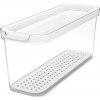 Rotho CAUMA Organizér do chladničky, 11,3 × 9,2 × 28,2 cm, 2 l, plast, 1053501100