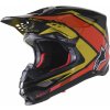 Přilba SUPERTECH S-M10 CARBON META2, ALPINESTARS (černá/žlutá/oranžová lesklá, vel. 2XL)