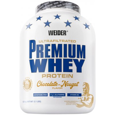 Weider Premium Whey Protein 2300 g Príchuť: chocolate-nougat