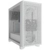 Corsair 3000D TempeČervená Glass Mid-Tower Biela