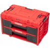Box so zásuvkami Qbrick System ONE 2.0 DRAWER 2 TOOLBOX EXPERT RED