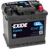 Exide Classic 12V 44Ah 360 A, EC440