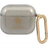 Ochranné pouzdro Guess GUA3UCG4GK Glitter Collection pro AirPods 3 šedé