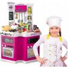 VEĽKÁ DETSKÁ KUCHYŇA EDUKAČNÁ INTERAKTÍVNA REALISTICKÁ ZVUK 109 PRVKOV