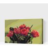 Vymalujsisam.sk Maľovanie podľa čísiel - Kytica červených tulipánov Veľkosť: 40x60cm, Rám: Na kartónovej doske