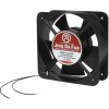 JING DA FAN Ventilátor do PC 120x25mm 230V 1225FD s posúvnym guličkovým ložiskom