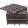 STREND PRO WPC efektom dreva PP 31 x 31 x 2 cm hnedá/sivá 9 ks