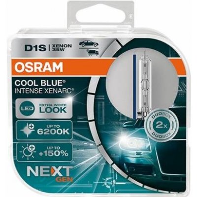 Osram Xenarc Cool Blue Intense NextGen D1S +150% xenon 2ks/balenie OSRAM 66140CBN-HCB