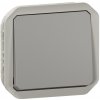Legrand Slovensko, s.r.o. Striedavý prepínač č. 6 Legrand Plexo IP55 sivý - prístroj - 069511L