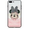 AppleMix DISNEY kryt pre Apple iPhone 7 Plus / 8 Plus - Minnie Workout Queen - trblietavý - sklo
