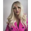 Blond paruka Blond vlnitá parochňa Samara s ofinou