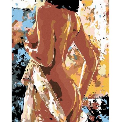 MMaľovanie podľa čísel – Krásna nahá žena, 40 × 50 cm, napnuté plátno na rám 8596530043577