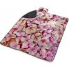 Sablio Plážová deka Ružové kvety: 200x140 cm