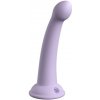 Silikónové dildo Dillio Platinum Secret Explorer fialové, dildo s prísavkou 17,2 x 3,5 cm