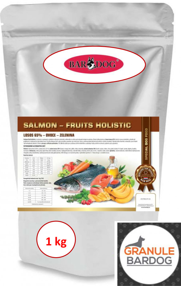 Bardog Salmon Fruits Holistic 1 kg