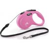 Flexi Classic NEW S lanko 5 m růžové 12 kg
