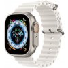 AppleKing silikónový oceánsky remienok pre Apple Watch Ultra 49mm / 46mm / 45mm / 44mm / 42mm - biely - možnosť vrátiť tovar ZADARMO do 30tich dní