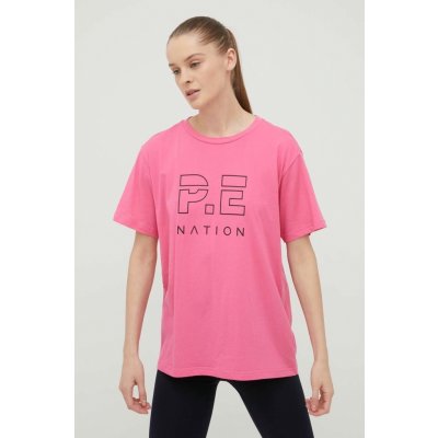P.E Nation Bavlnené tričko fialová