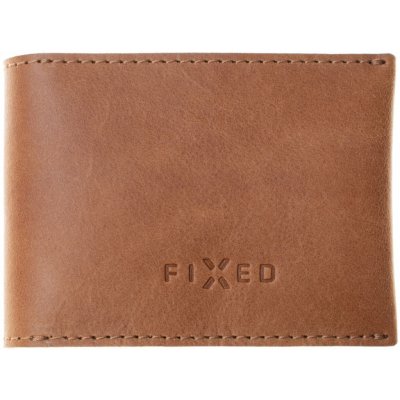 Púzdro FIXED Wallet Kožená peňaženka z pravej hovädzej kože, hnedé