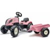 FALK Traktor Country Star Pink Pedal príves a klaksón