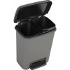 KIS Kôš na odpad Compatta recycling 12 + 12 l šedý