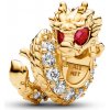 PANDORA pozlátená korálka Drak 763069C01