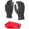 Pracovní rukavice jednorázové Milwaukee, nitrilové, velikost 9 (L), 25 párů (univrzálních 50 ks), 4932493235