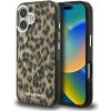 Zadný kryt Karl Lagerfeld IML Leopard MagSafe pre iPhone 16 Hnedý