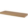 Autronic P-001 DUB Polička nástenná 60 cm, MDF, 3D dekor prírodný dub, baleno v ochranej fólii