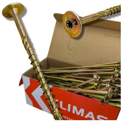 KLIMAS TX 8X320mm Vruty / Skrutky do dreva s tanierovou hlavou - 1ks