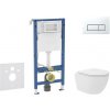 Geberit Duofix - Set predstenovej inštalácie, kompaktného klozetu Oudee Vortex a dosky softclose, tlačidlo Delta50, alpská biela SANI11CA3170B