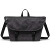 Herschel Cove Small Messenger Grid - Black