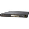 PLANET Technology Planet GS-4210-16P2S L2 switch, 16x1Gb, 2x1Gb SFP, 16x PoE 802.3at 220W GS-4210-16P2S