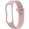 Náramok pre Xiaomi Mi Band 5/6, silikónový - svetlo ružový
